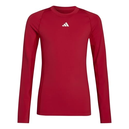Offerta a tempo: adidas Bambini e Ragazzi Techfit Aeroready Longsleeve Youth Shirt, Team Power Red 2, 13-14 Years - 36% da 33.00 € a 20.97 €