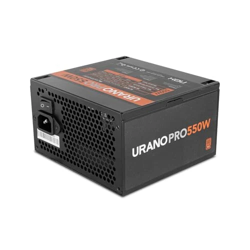 NOX Xtreme Products URANO Pro 550 W 80 Plus Bronze – ATX-Netzteil mit leisem 120-mm-PWM-Lüfter, umfassendem Schutz (OVP, UVP, OPP, SCP, OTP), aktiver PFC, extra Langen Flachkabeln
