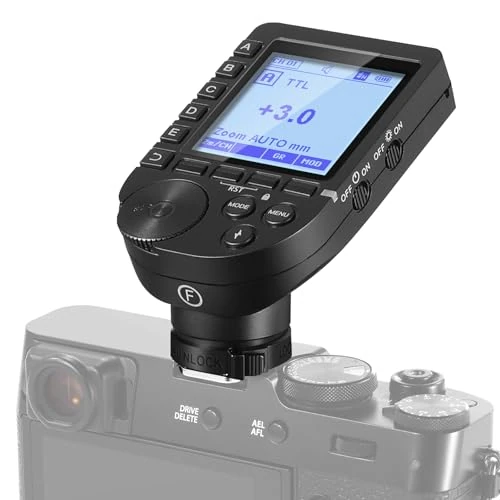 Oferta limitada: NEEWER QPRO-F TTL Disparador Flash Inalámbrico Mejorado Compatible con Fujifilm HSS 1/8000s Pantalla Grande Inclinada 5 Grupos 9 Funciones para Q6 Q4PRO Q120 Z3R Z2PRO Z880 S102-400W PRO de 72.99 € a 72.99 € (ahorro 0.00%)