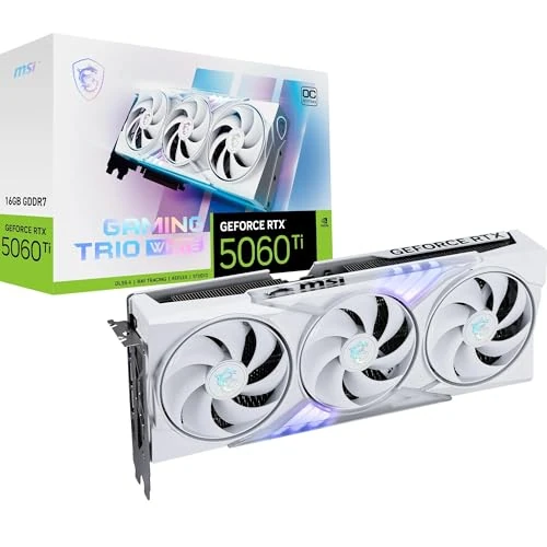 Offre limitée : MSI NVIDIA GeForce RTX 5060 Ti 16G Gaming Trio OC White Carte Graphique de 880.73 € à 880.73 € (0.00% de remise)