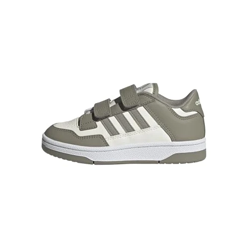 Offerta a tempo: adidas Unisex - Bambini e Ragazzi Rapid Court Childrens Shoes, Silver Pebble/Cloud White/Ftwr White, 31.5 EU - 20% da 38.00 € a 30.40 €