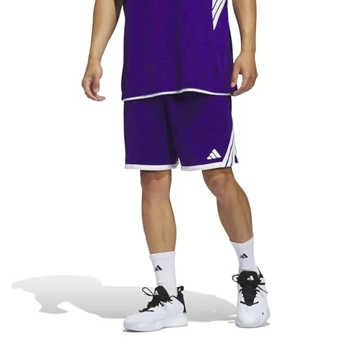 Offerta a tempo: adidas Uomo M Everyday PRO Bball Short Shorts, Team Colleg Purple/White, XL Tall - 44% da 40.00 € a 22.27 €