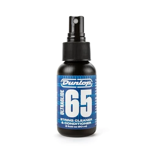 Limited-time offer: JIM DUNLOP - 6582 Formula 65 Ultra Glide String Conditioner 60 ml, product for cleaning guitar and bass strings, restoring string brilliance and increasing string life from 8.99 £ to 7.99 £ (save 11%)