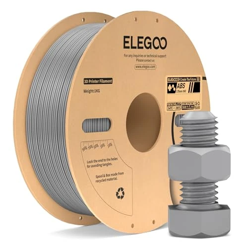 Offerta a tempo: ELEGOO ABS Filamento 1,75 mm Grigio 1KG - 5% da 19.99 € a 18.99 €