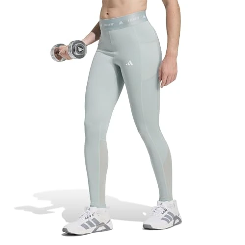 Limited-time offer: adidas Women's TECHFIT Stash Pocket Full Length Leggings, Wonder Sage, XXS from 35.00 £ to 35.00 £ (save 0.00%)