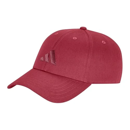 adidas Unisex adulto BASEBALL CAP COTTON NEW LOGO, active maroon/collegiate burgundy, L-XL