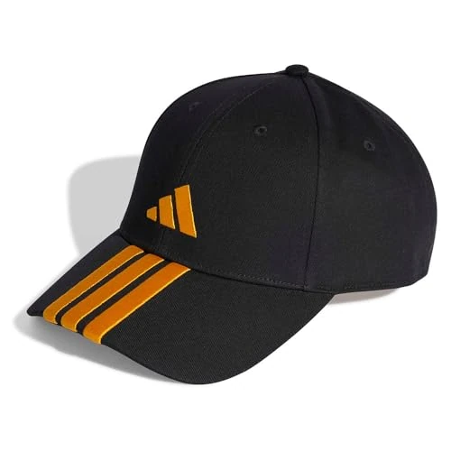 Offerta a tempo: adidas Mixte Bball 3S cap New Logo, Black/Collegiate Gold, M-L - 35% da 20.00 € a 12.99 €
