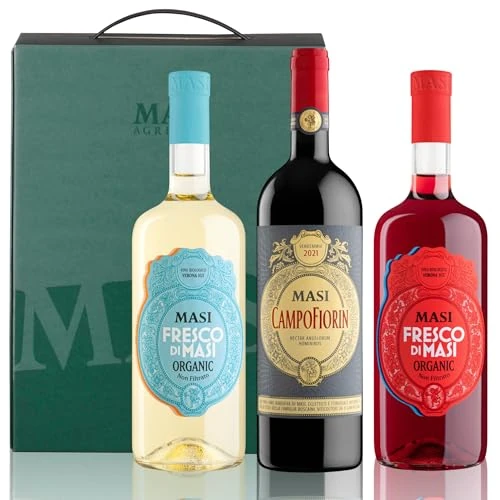 Offerta a tempo: Masi | SHAREBOX | CAMPOFIORIN 2021 Rosso Verona IGT | FRESCO DI MASI BIANCO 2024 Bianco Verona IGT | FRESCO DI MASI ROSSO 2024 Rosso Verona IGT | Confezione da 3 bottiglie da 750 ml - 15% da 39.90 € a 33.88 €