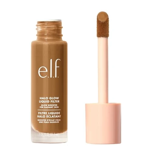Tijdelijke aanbieding: e.l.f. Halo Glow Liquid Filter, Complexion Booster voor een stralende, soft-focus look, verrijkt met hyaluronic acid, veganistisch en dierproefvrij, 5,5 Medium/Tan van 14.53 € naar 14.53 € (0.00% korting)
