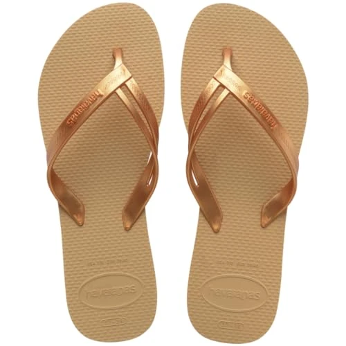 Offerta a tempo: Havaianas - Elegance, Infradito Eleganti, Resistenti E Confortevoli Con Cinturini Alla Moda E Suola Antiscivolo, Donna - 59.0% da 24.39 € a 10.00 €