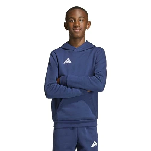 Limited-time offer: adidas Unisex Kids Entrada26 Hoodie Kids Sweatshirt, team navy blue 2/white, 13-14 Years from 30.00 £ to 30.00 £ (save 0.00%)