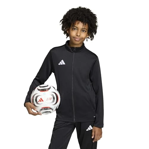 Offerta a tempo: adidas Unisex - Bambini e Ragazzi Entrada26 Track Kids Sweatshirt, Black/White, 9-10 Years - 37% da 35.00 € a 21.99 €