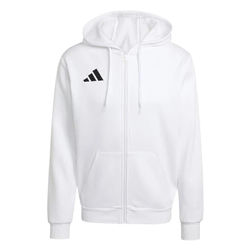 Zeitlich begrenztes Angebot: adidas Men's Entrada26 Full Zip Hoodie White/Black M M von 33.99 € auf 28.80 € (15% Rabatt)