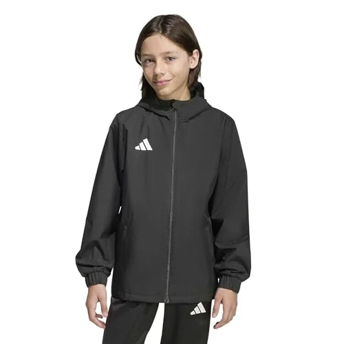 Oferta limitada: adidas Unisex niños Entrada26 All Weather Kids Coat, black/white, 9-10 Years de 55.00 € a 55.00 € (ahorro 0.00%)