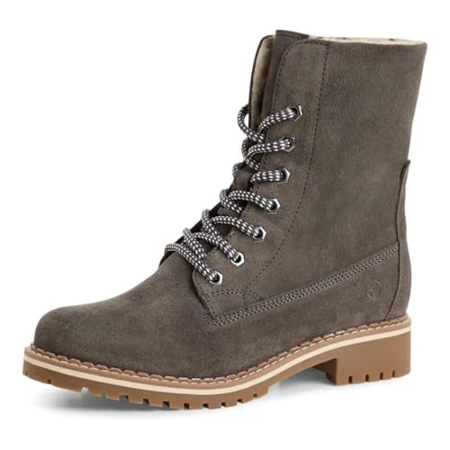 Limitiertes Angebot: Tamaris Damen Warmfutter Schnürstiefelette grau 38 von 59.98 EUR auf 59.98 EUR (Spare 0%)