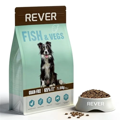 Offerta a tempo: REVER Cibo Secco per Cani Adulti Senza Cereali con Salmone Fresco - 43% da 13.99 € a 7.99 €