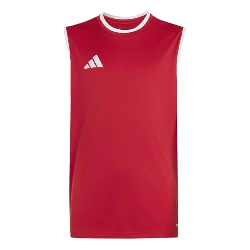 Offre limitée : adidas Mixte Enfant Entrada26 Sleeveless Jersey Kids Shirt, Team Power Red 2/White, 7-8 Years de 14.95 € à 14.95 € (0.00% de remise)