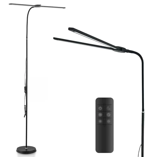 Oferta ograniczona: Lampa podłogowa LED, 24 W proste projekty Lampy do odczytu dla wysokości salonu regulowaną z 10 kolorami temperatura i 6 poziomów jasności elastyczne gęsteczki, timer i pamięć funkcja z 13.99 EUR na 13.99 EUR (znizka 0%)