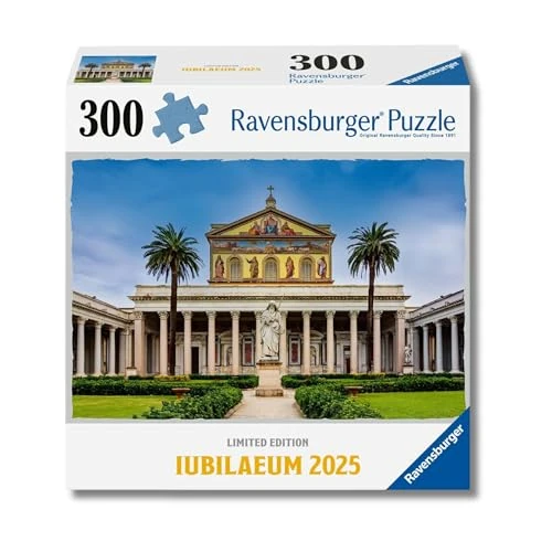 Offre limitee: Ravensburger - Puzzle Basilique papale de São Paulo sur Les Muras, Limited Edition Iubilaeum 2025, 300 Pièces de 14.99 EUR a 14.99 EUR (economie 0%)