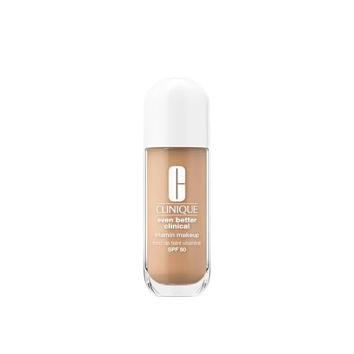 Offerta a tempo: Clinique Even Better Clinical Vitamin Makeup Skin Tint Foundation Protezione solare 50 fondotinta con vitamina C, E e B3 | copertura leggera e finish radioso, 30 ml - 45% da 56.50 € a 31.00 €