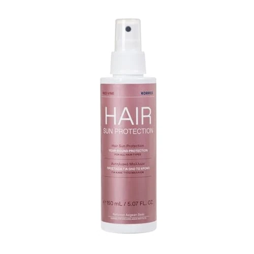 Offerta a tempo: KORRES RED VINE Protezione Capelli, Emulsione leggera, Aloe Vera, Provitamina B5, Uva Rossa, Estratto di Girasole, Protezione solare, Rigenerante, Idratante, 150ml - 58% da 27.50 € a 11.50 €