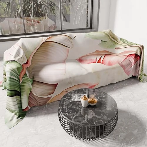 Offerta a tempo: PETTI Artigiani Italiani - Telo Arredo in Microfibra, Copritutto, Copridivano 260x270 cm, Fantasia Floreale 25 191 | Telo Protettivo Lavabile, Copriletto e Copritavolo Multiuso per Divani - 0.00% da 19.57 € a 19.57 €