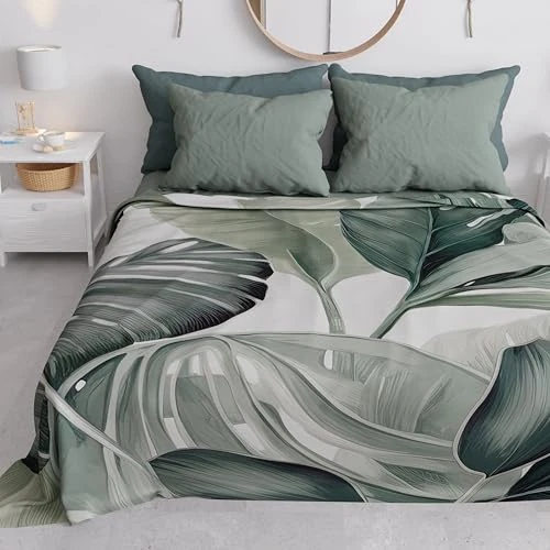 Limited-time offer: PETTI Artigiani Italiani - Microfibre Sofa Cover 260 x 270 cm, Floral Pattern 25 4 | Multipurpose for Sofas, Bedspreads and Table Covers | Washable Protective Cover from 39.26 GBP to 39.26 GBP (save 0%)