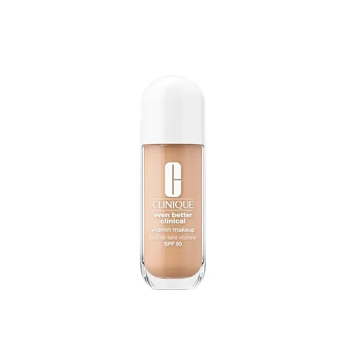 Offerta a tempo: Clinique Even Better Clinical Vitamin Makeup Skin Tint Foundation SPF 50 fondotinta con vitamina C, E e B3 | copertura leggera e finish radioso, 30 ml - 37% da 56.50 € a 35.80 €