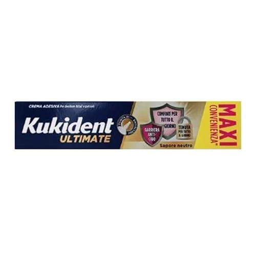 Offerta a tempo: Kukident - Kukident Ultimate Neutro Crema Adesiva per Dentiera 57gr - 988342147 - 29% da 13.99 € a 10.00 €