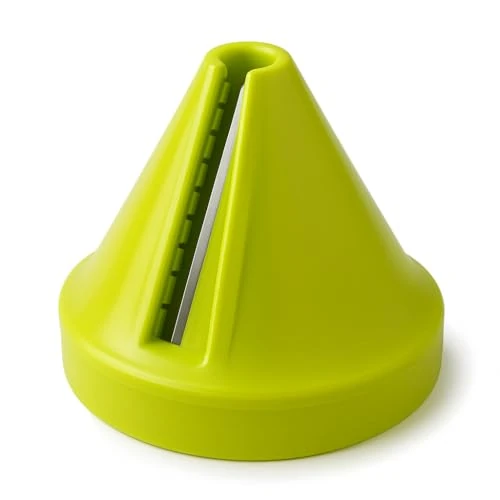 Offerta a tempo: PowerUp Temperino per Zucchine e Carote – Spaghettificatore per Verdure a Lama Singola, Tagliaverdure Manuale Compatto in Plastica e Acciaio Inox, Verde - 33% da 11.99 € a 7.99 €