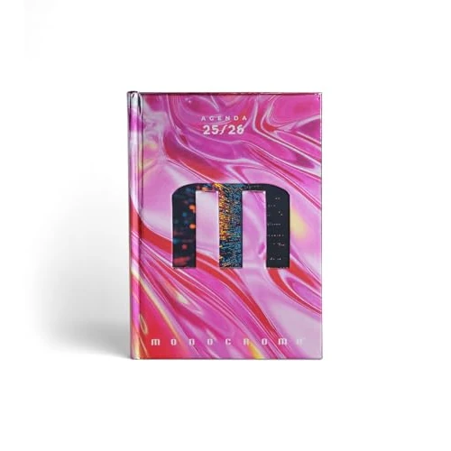Limited offer: Pigna, Monochrome A.I.M. Calendar Fixed Date 25/26.12 Months, 320 Pages, Ideal for Organising Appointments, Activities and School Work, Ideal for Students and Professionals, Pink from 18.16 EUR to 18.16 EUR (save 0%)