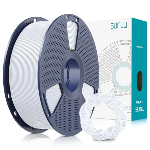 Offerta a tempo: SUNLU SUNLU - Filamento per stampante 3D PLA Plus, 1,75 mm, filamento in PLA Pro da 1,75 mm, per la maggior parte delle stampanti 3D FDM, precisione dimensionale +/- 0,02 mm, bobina da 1 kg, ceramica - 0.00% da 36.65 € a 36.65 €