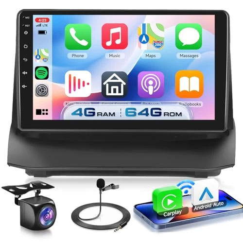 Offerta a tempo: VECHTEL 4G+64G Autoradio Android 15 per Ford Fiesta 2009-2014, 9 Pollici HD Schermo Tactile Stereo Auto co Carplay Android Auto senza Fili GPS Wi-Fi 2USB Bluetooth 5.0 Radio FM RDS EQ Retrocamera - 20% da 189.99 € a 151.99 €