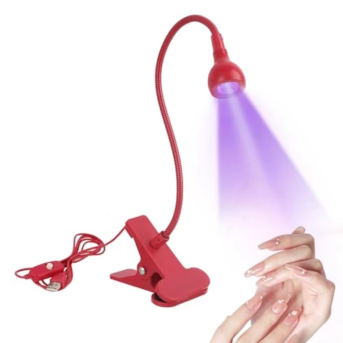Zeitlich begrenztes Angebot: Vonsera UV Lampe für Gelnägel, 5W Mini Lampe UV für Nägel mit Sicherungsclip, Lampe Klein mit 4 Einstellbare Gänge, UV-Lampe Nägel für Aushärten von Nagellack (Fuchsia) von 10.56 € auf 10.56 € (0.00% Rabatt)