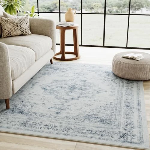 Offerta a tempo: HUGEAR Tappeto Salotto 120x180cm Blu Grande - 38% da 59.96 € a 37.02 €