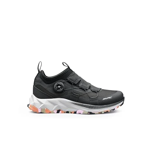 Offerta a tempo: RevolutionRace Ease Walking Shoes da Donna, Scarpe da Trekking con Sistema Fitgo, Black/Pink, 39 - 0.0% da 84.00 € a 84.00 €