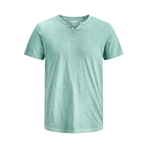 Offerta a tempo: Jack & Jones Jjesplit Neck Tee S Noos, Blu Minerale, XXL - 30% da 19.99 € a 13.99 €
