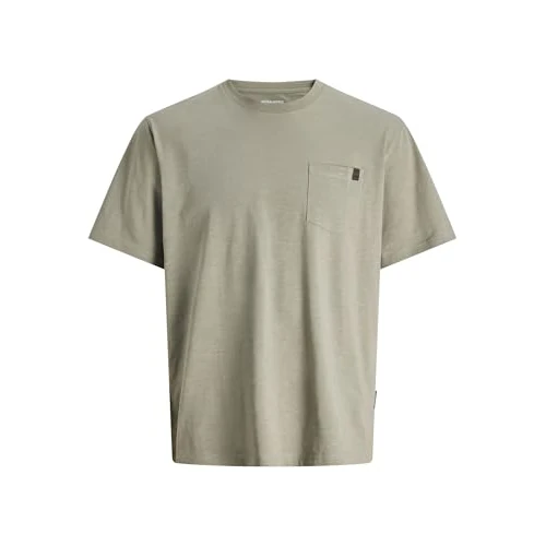 Offerta a tempo: JACK & JONES Jjedover Slub Tee SS Noos, Vetiver, M, Vetiver., M - 0.00% da 12.70 € a 12.70 €