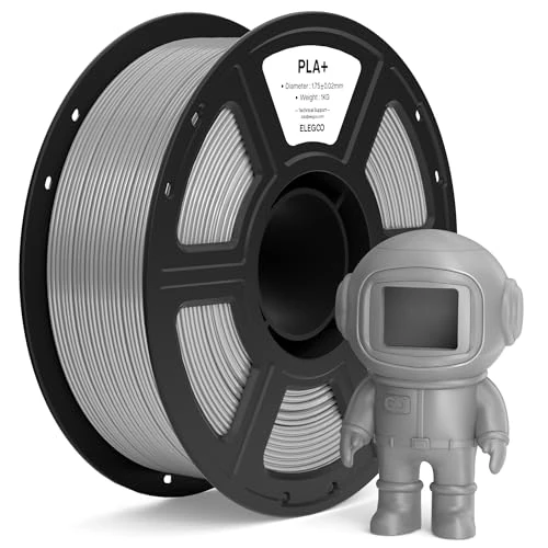 Offre limitée : ELEGOO Filament PLA+ 1,75 mm Gris 1KG, Filament PLA Plus Haute Résistance 3D Précision Dimensionnelle ±0,02 mm, Bobine 1 kg (2,2 lbs) Compatible avec la Plupart des Imprimantes FDM de 18.04 € à 17.14 € (5% de remise)