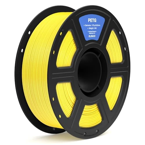 Oferta limitada: ELEGOO Filamento PETG 1.75 1KG Amarillo, Filamento PETG para Impresora 3D, Precisión Dimensional +/- 0.02mm, Carrete Filamento 3D, para Mayoría Impresoras 3D de 16.99 € a 16.99 € (ahorro 0.00%)