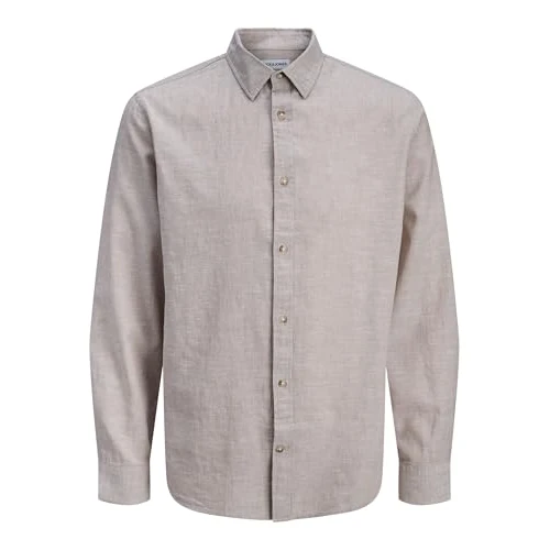 Offre limitée : Jjesummer Linen Blend T-Shirt L/S Sn, Corde, XXL de 27.92 € à 21.99 € (21% de remise)
