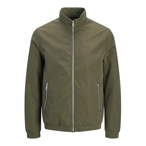 JACK & JONES Jjerush Harrington Bomber Noos, Dusty Olive, x_l