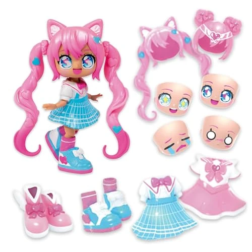 Limited-time offer: BANDAI - Animakii Sorceress and Student Set - Personalised Dolls Set - 1 Doll, 4 Faces, 2 Hairstyles, 2 Outfits, 2 Pairs of Shoes - Creative Toy from 5 Years - HEA26352 from $51.24 to $51.24 (save 0.00%)