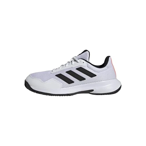 adidas Unisex Adulto Court Spec 2 Tennis Shoes, FTWR White/Core Black/Lucid Orange, 40 2/3 EU