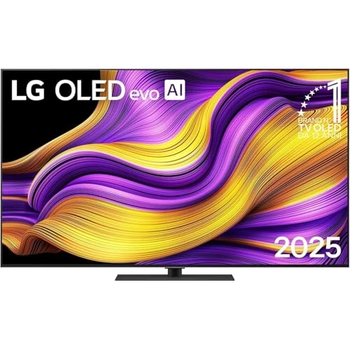 Offerta a tempo: LG OLED evo AI G5 TV 65 pollici, Smart TV 4K, Base da appoggio inclusa, Processore α11 Gen2, Brightness Booster Ultimate, webOS con AI, Dolby Vision e Atmos, VRR e GSYNC 4K@165Hz, OLED65G56LS 2025 - 15% da 1899.00 € a 1619.00 €