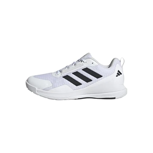 Offre limitée : adidas Homme Novaflight 2 Indoor Shoes, FTWR White/Core Black/FTWR White, 48 2/3 EU de 97.54 € à 87.95 € (10% de remise)