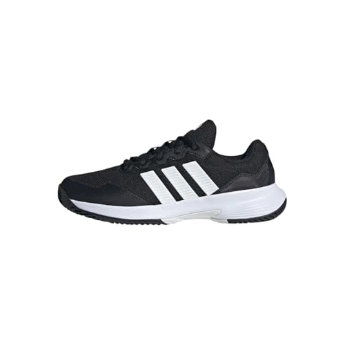 Oferta limitada: adidas Hombre GAMECOURT 2 Tennis Shoes, Core Black/FTWR White/Silver Met., 38 2/3 EU de 70.00 € a 43.59 € (ahorro 38%)