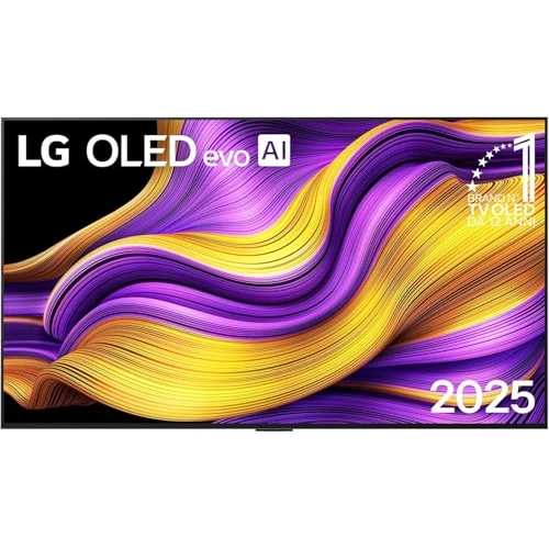 Offerta a tempo: LG OLED evo AI G5 TV 55 pollici, Smart TV 4K, Staffa a muro inclusa, Processore α11 Gen2, Brightness Booster Ultimate, webOS con AI, Dolby Vision e Atmos, VRR e GSYNC 4K@165Hz, OLED55G55LW 2025 - 9% da 1249.00 € a 1138.00 €