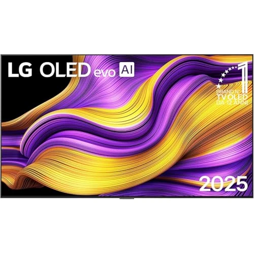 LG OLED evo AI G5 65 inch, Smart TV 4K, inclusief wandhouder, processor α11 Gen2, Brightness Booster Ultimate, webOS met AI, Dolby Vision & Atmos, VRR en GSYNC 4K @165Hz, OLED65G55LW 2025