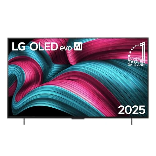Oferta limitada: LG OLED evo AI C5 TV 42 pulgadas, Smart TV 4K, Procesador α9 Gen8, webOS con AI, Dolby Vision y Atmos, Gaming con VRR y GSYNC 4K@144Hz, 4 HDMI 2.1, Alexa, OLED42C54LA 2025 de 930.34 EUR a 930.34 EUR (ahorro 0%)